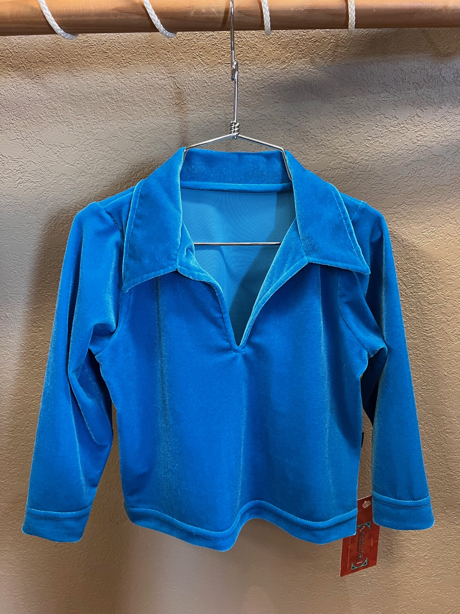Childs Ceremonial Top Turquoise